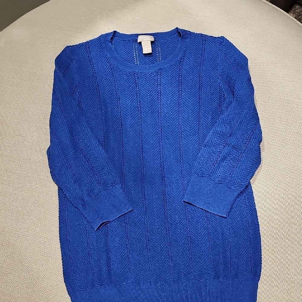 Chico's Royal Blue Knit Top